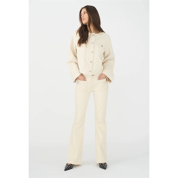 Ivy Copenhagen Jazz Short Jakke Wash, Ecru